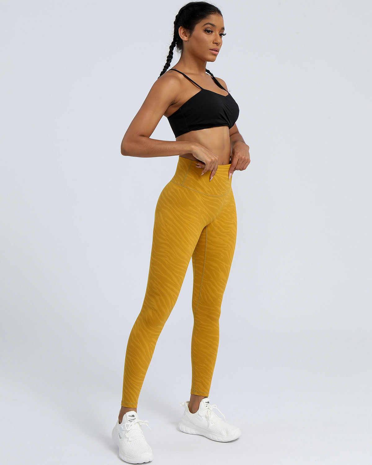 Chelsea Seamless Scrunch Leggings - Yellow