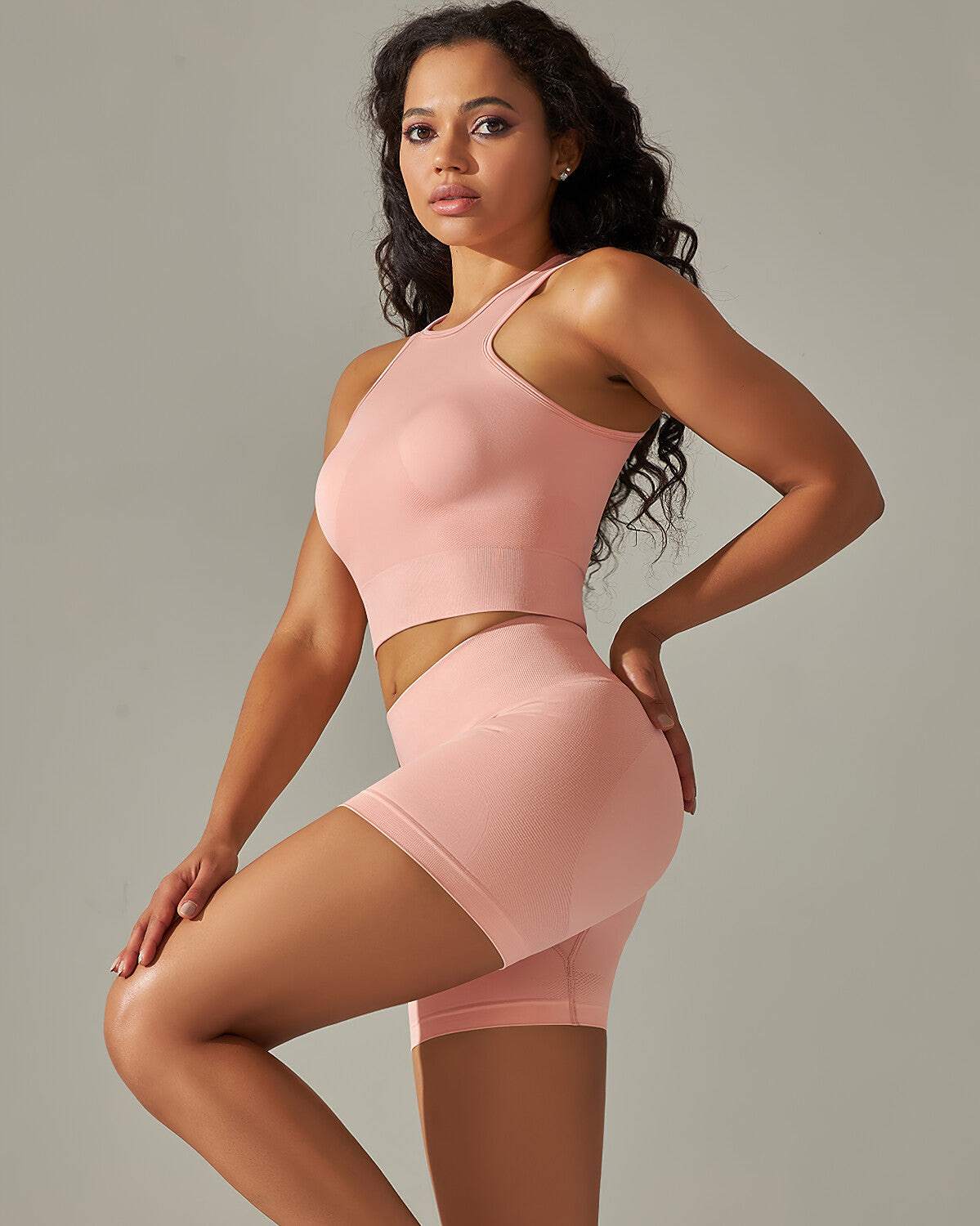 Cleo Crop Top - Pink