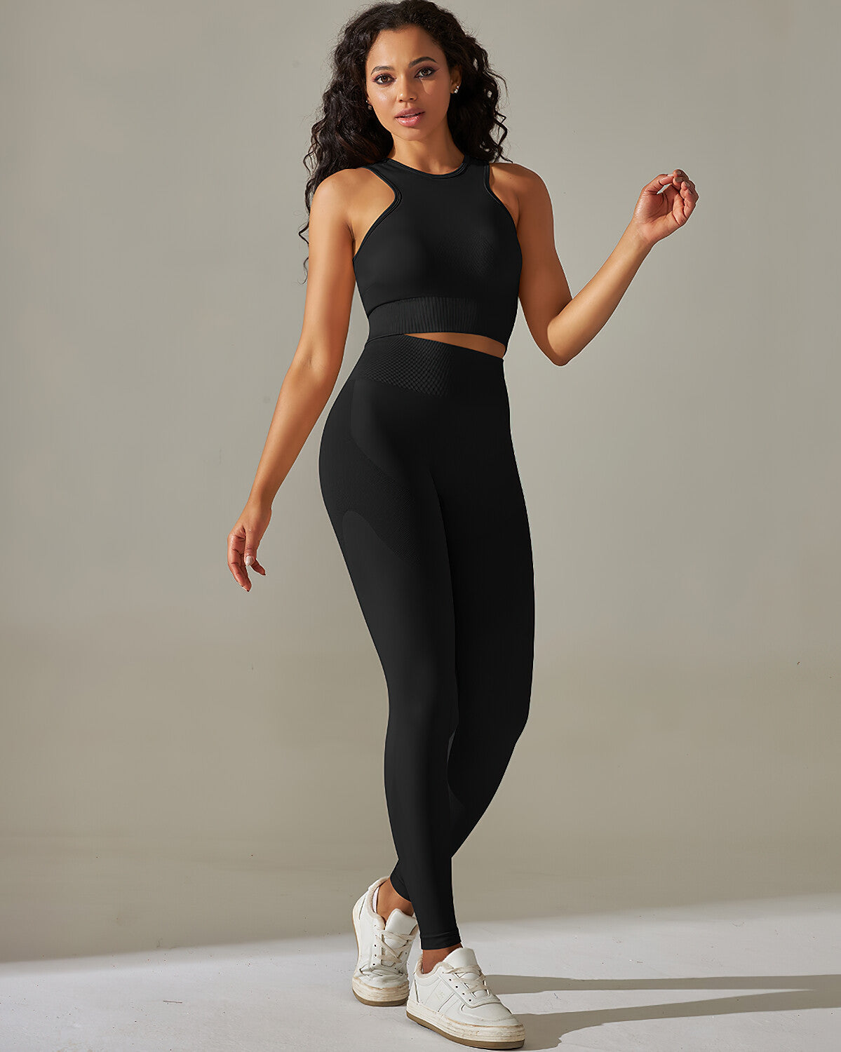 Cleo Seamless Leggings - Black