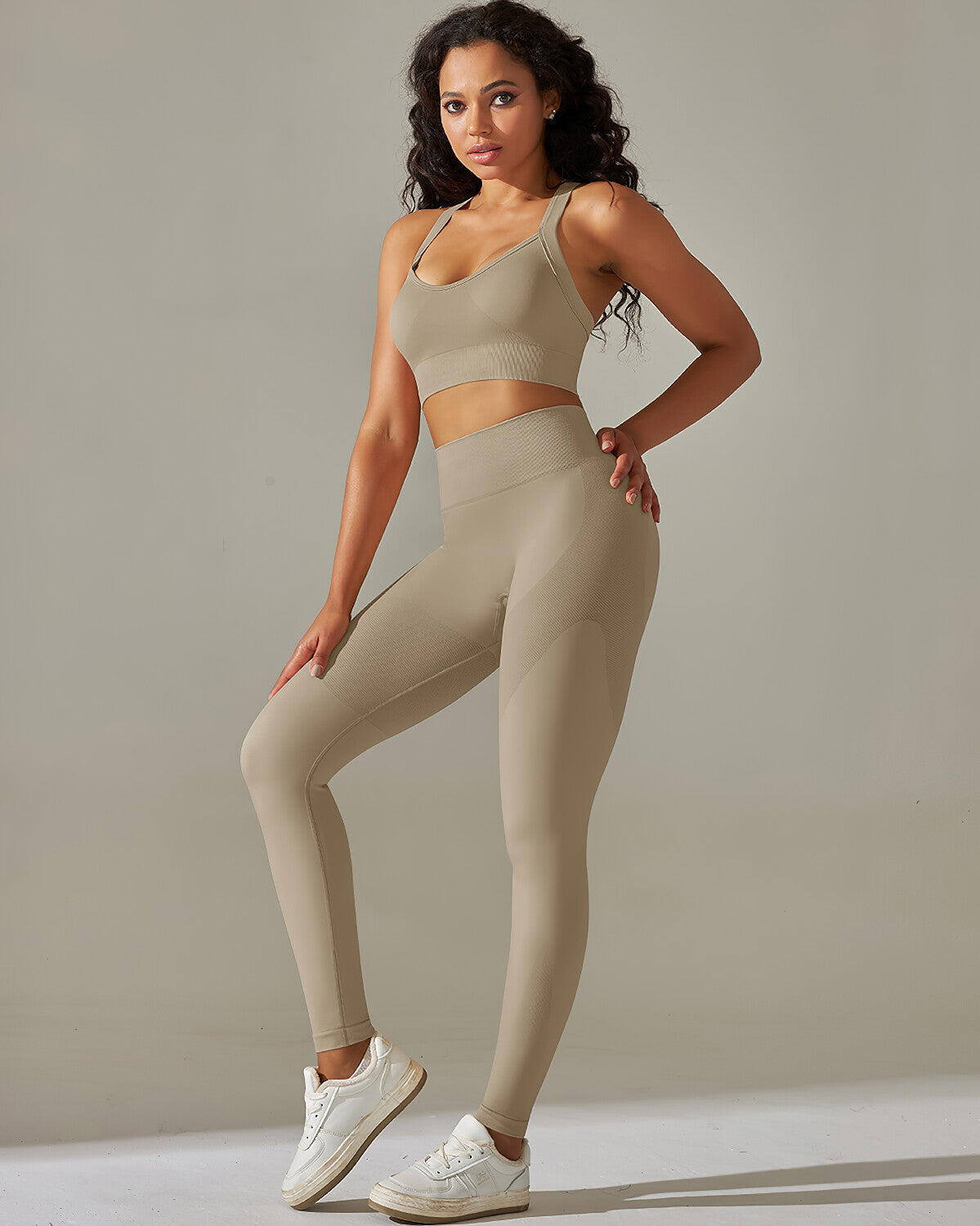 Cleo Seamless Leggings - Khaki