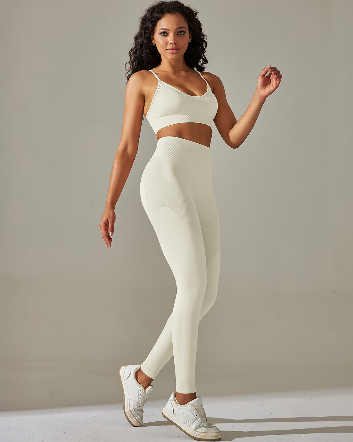 Cleo Seamless Leggings - White