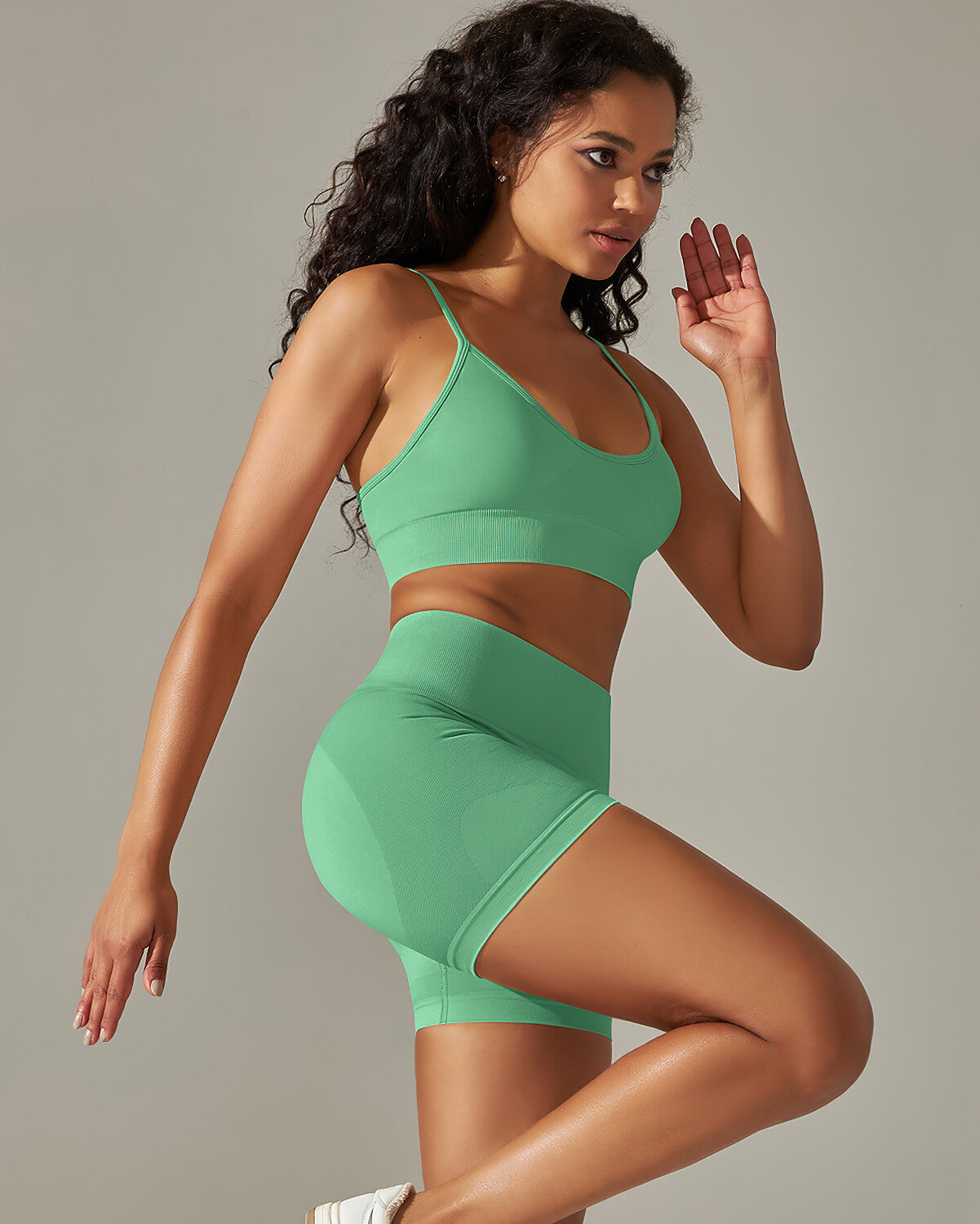 Cleo Seamless Shorts - Green