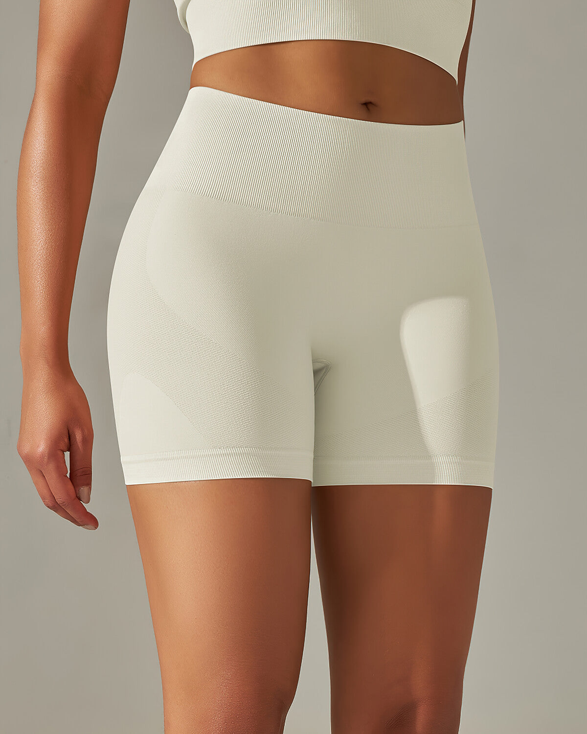 Cleo Seamless Shorts - White