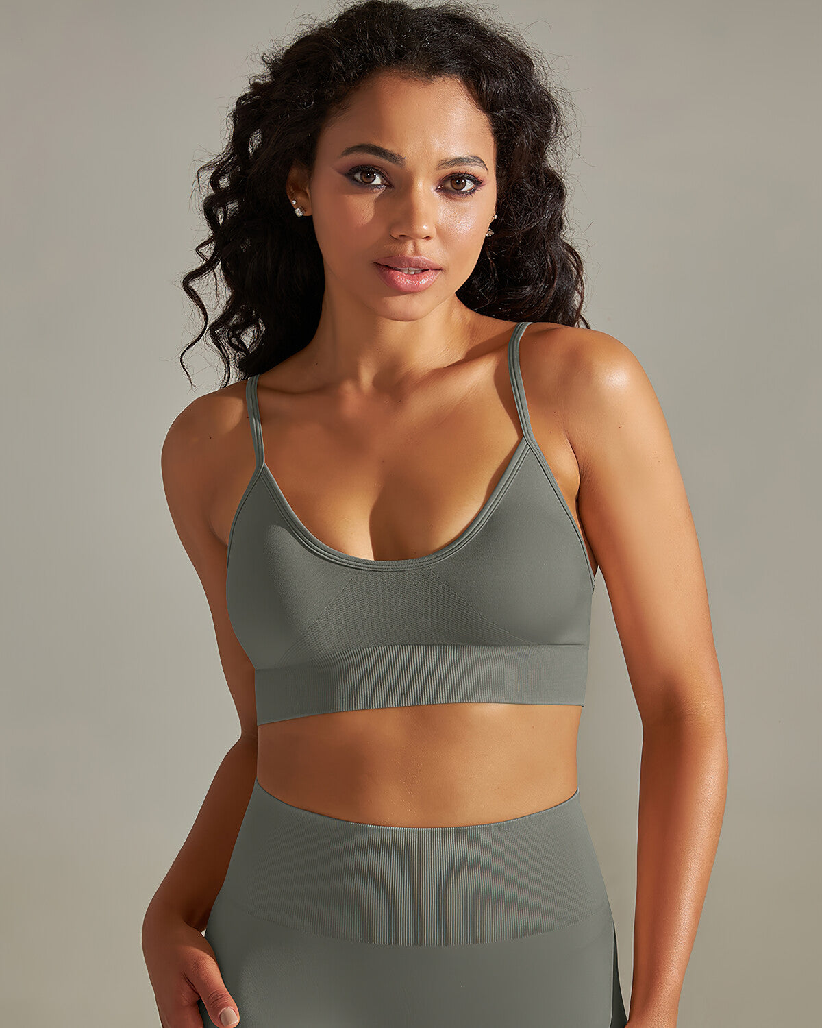 Cleo Sports Bra - Grey