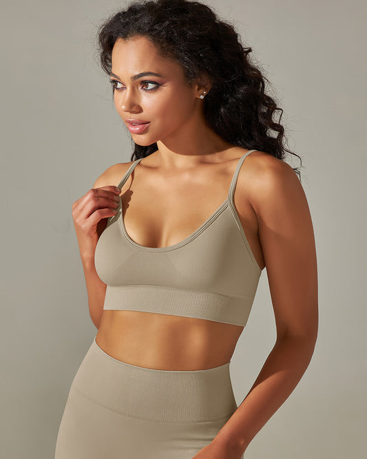 Cleo Sports Bra - Khaki