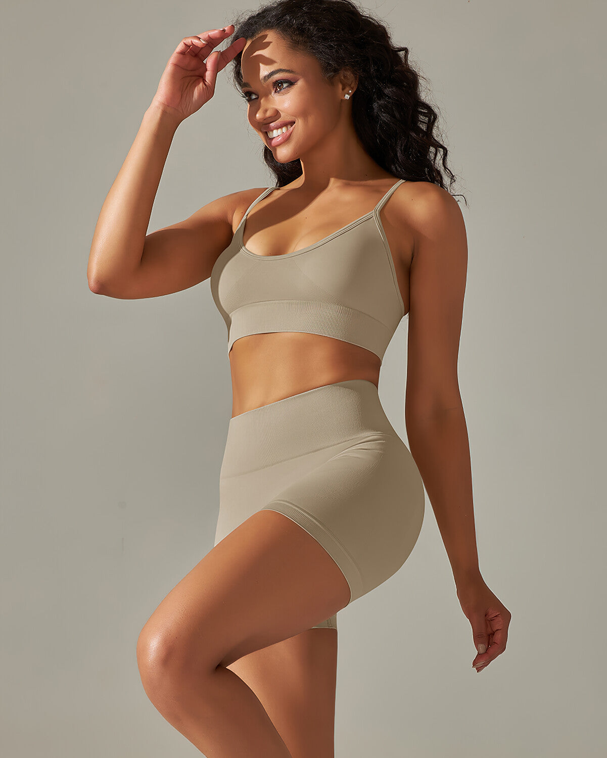 Cleo Sports Bra - Khaki