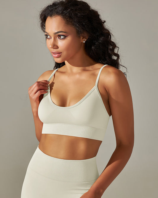 Cleo Sports Bra - White