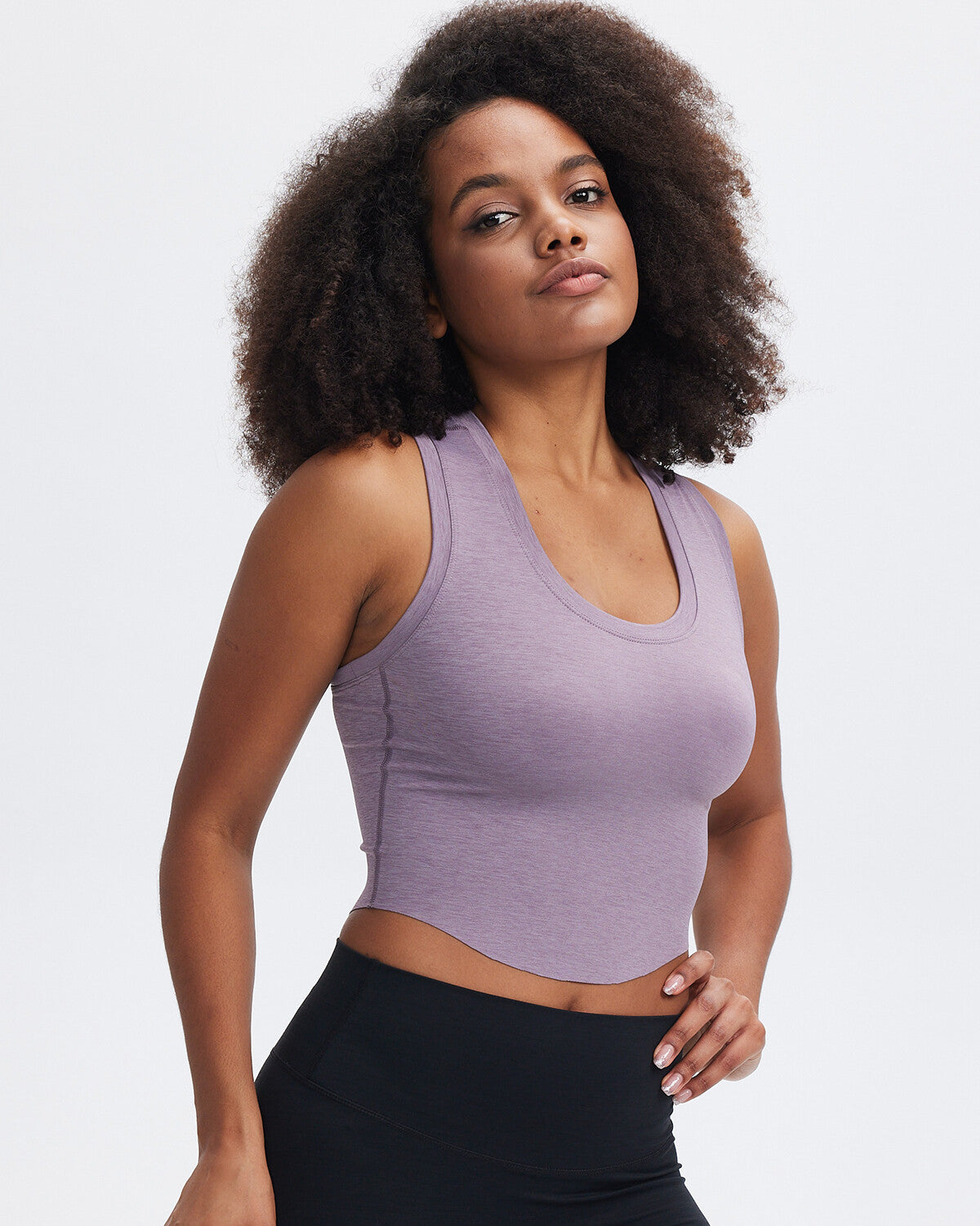 Liza Crop Top - Purple