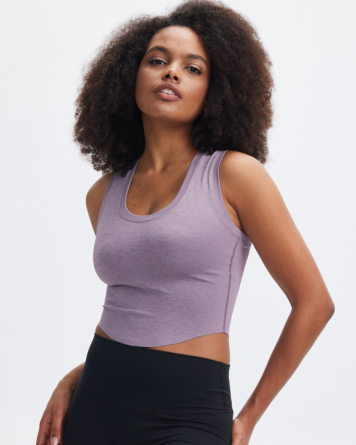 Liza Crop Top - Purple