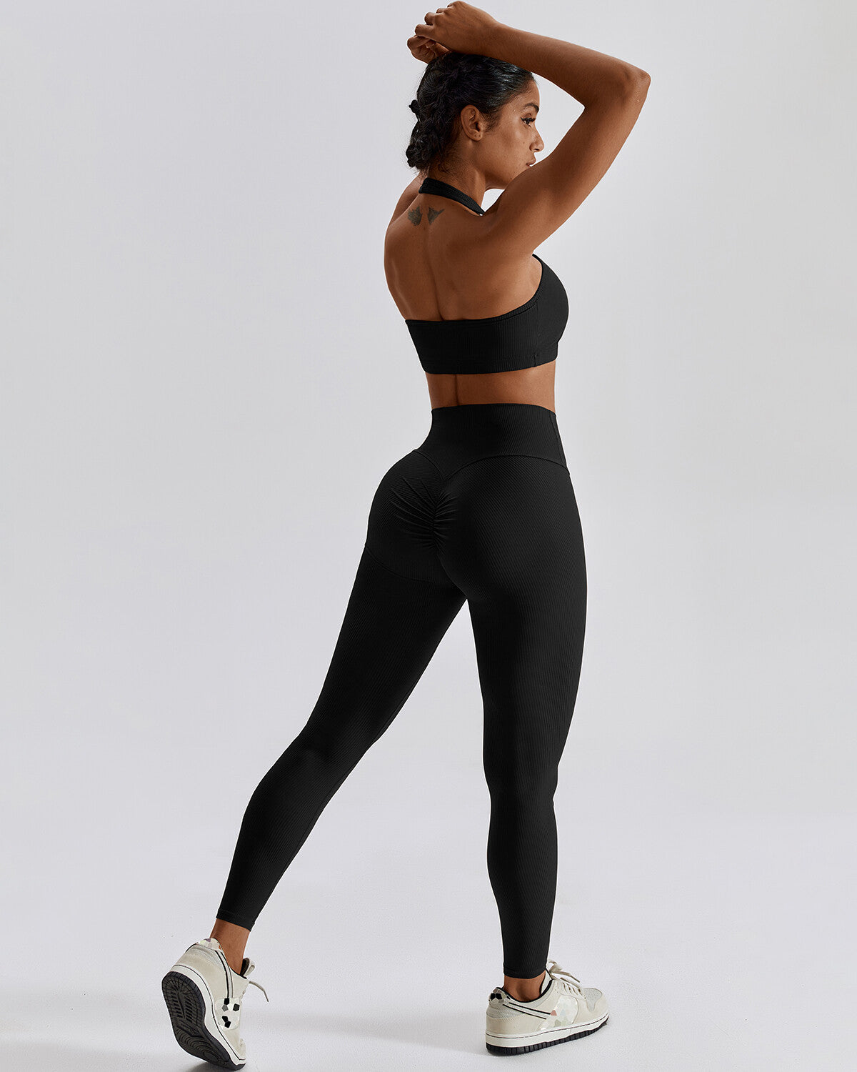 Erin Seamless Scrunch Leggings - Black