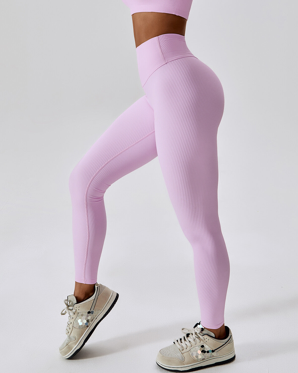 Erin Seamless Scrunch Leggings - Pink