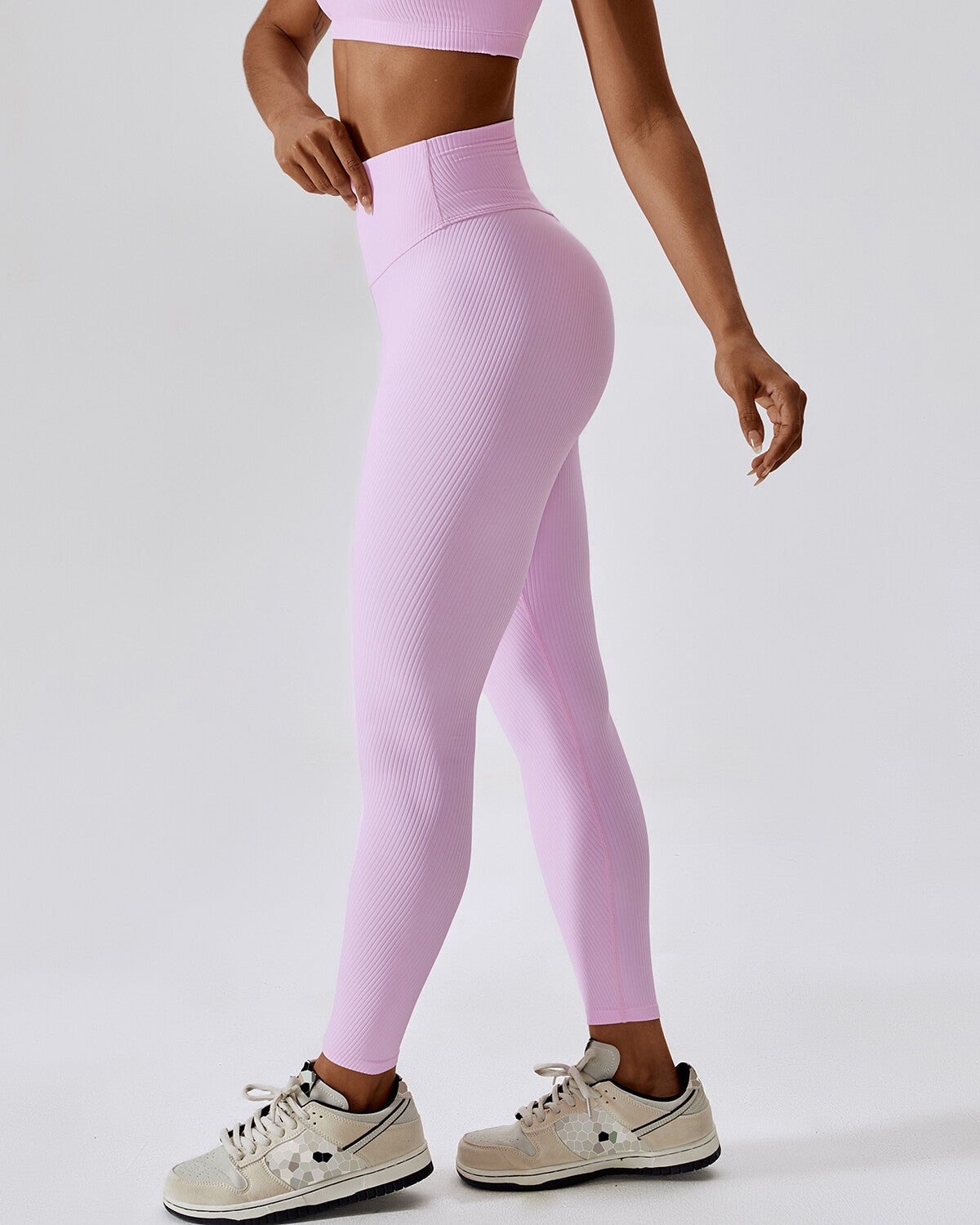 Erin Seamless Scrunch Leggings - Pink