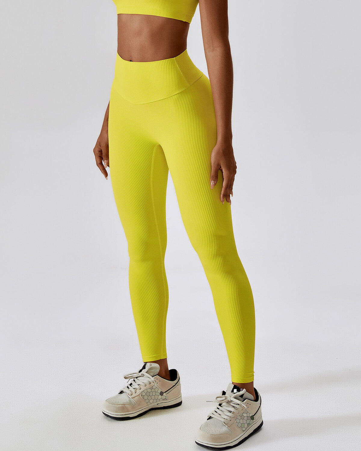 Erin Seamless Scrunch Leggings - Yellow