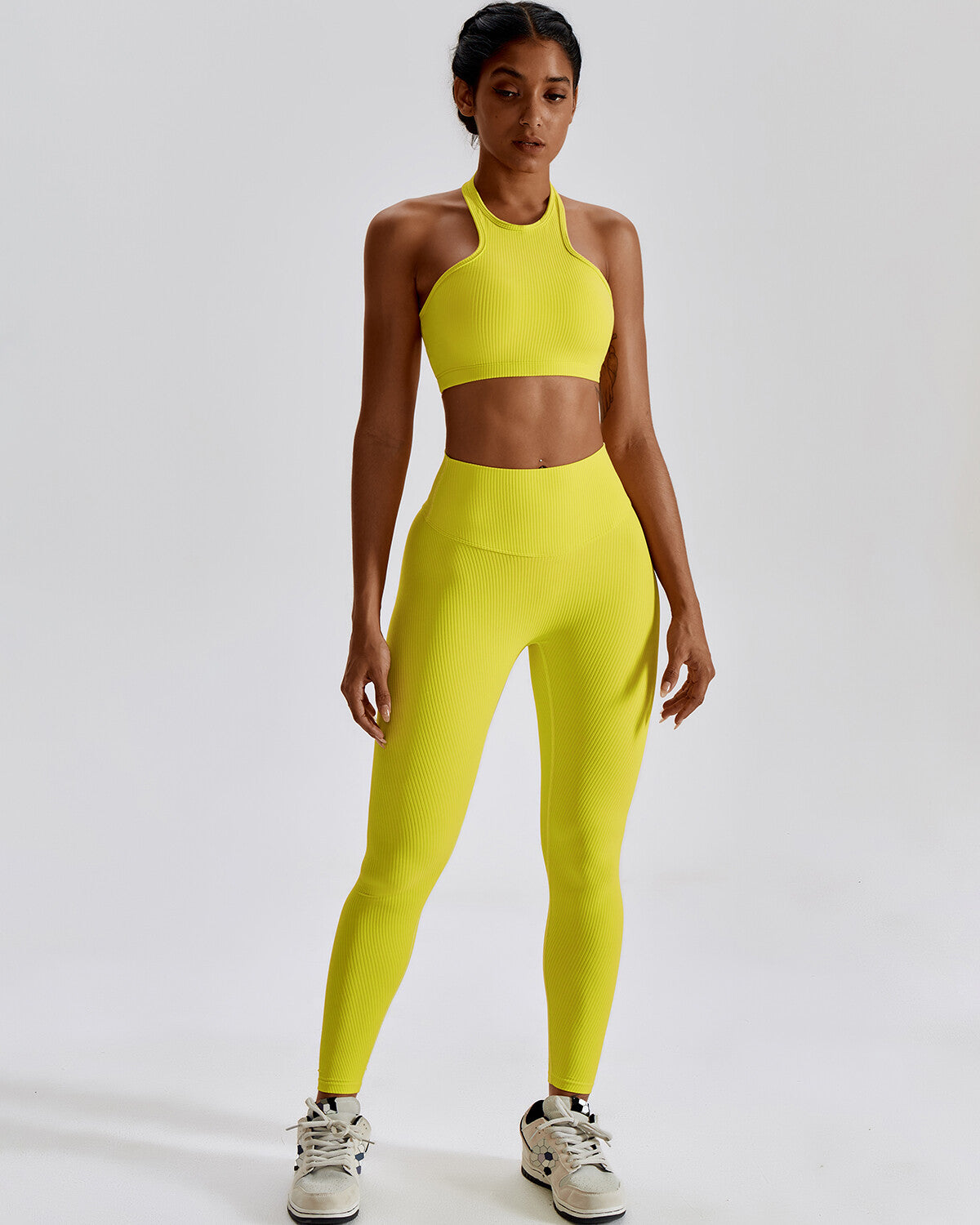 Erin Seamless Scrunch Leggings - Yellow