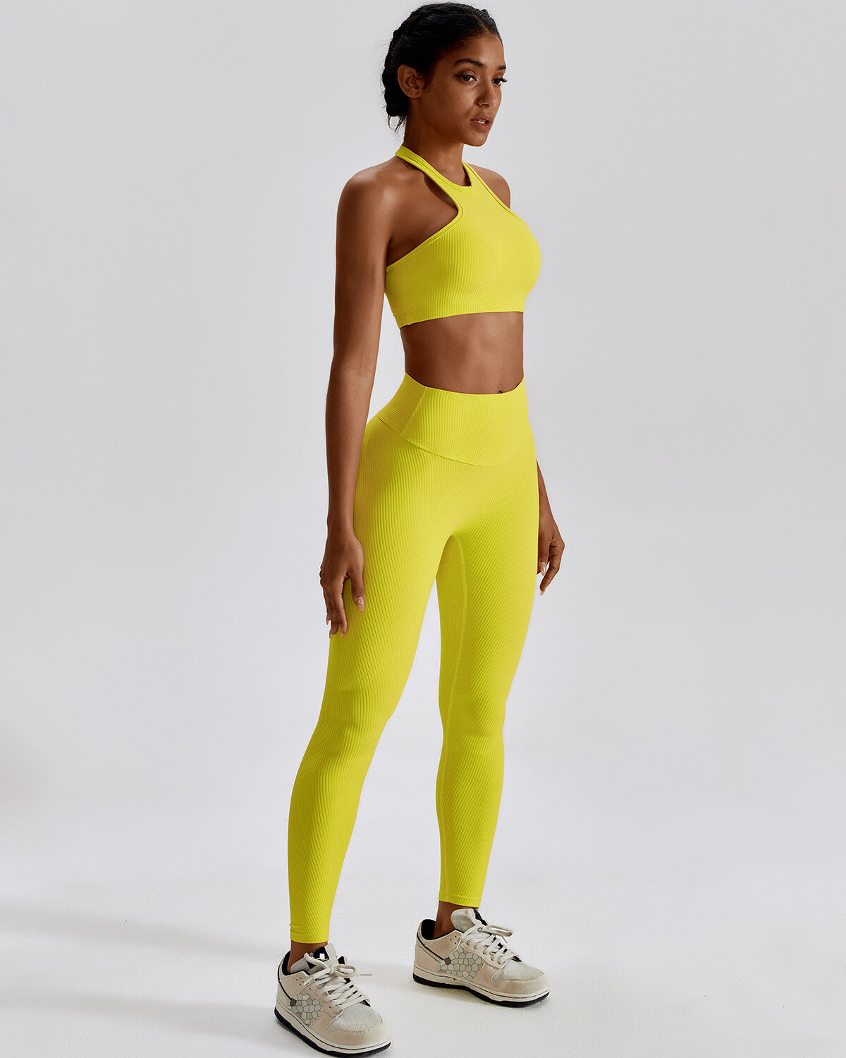 Erin Seamless Scrunch Leggings - Yellow