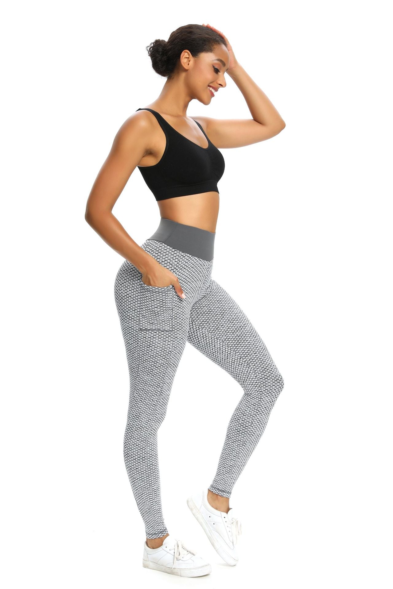 React LUXE Pocket Legging - Grey