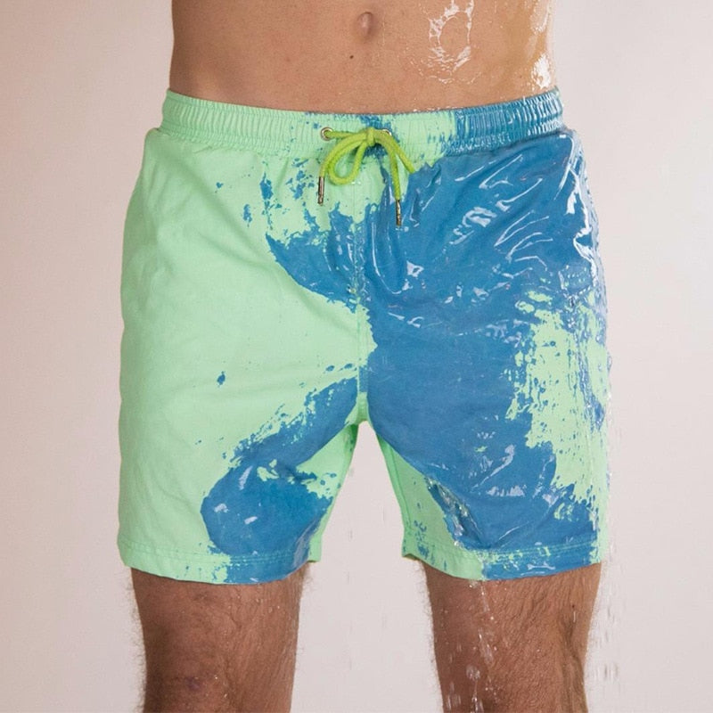 REACT Color Changing Swim Short - Blue/Green