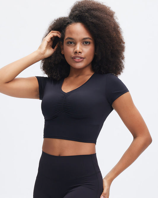 Jenny Crop Top - Black