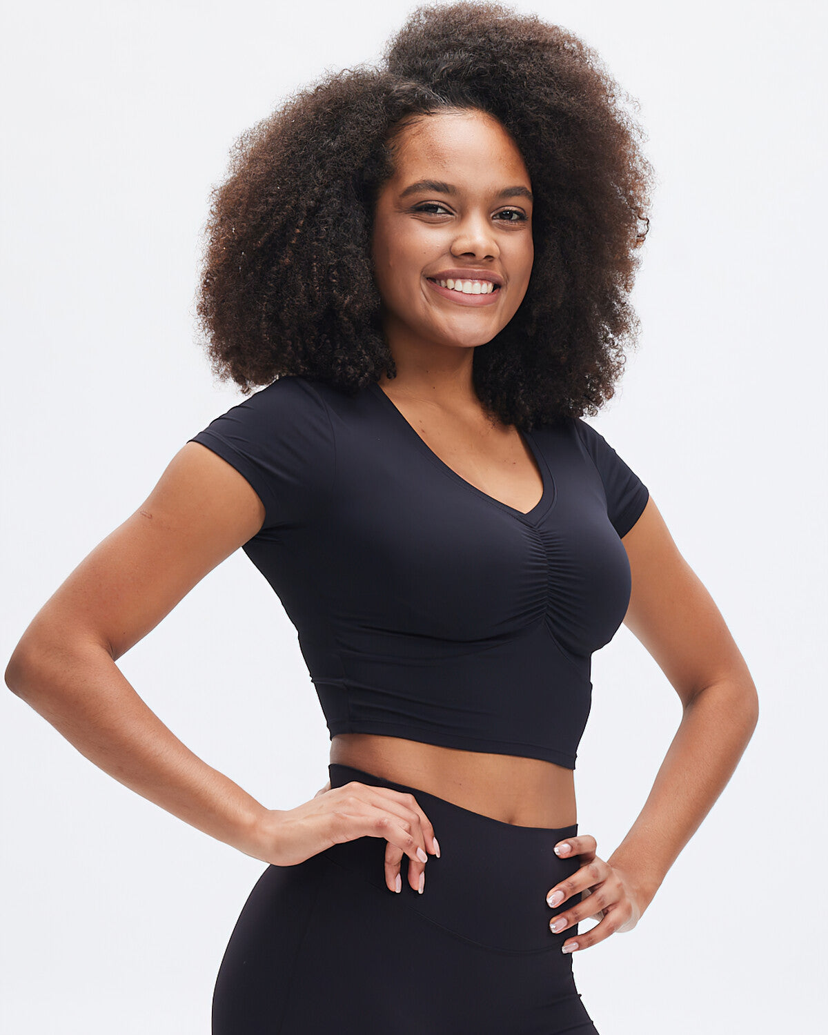 Jenny Crop Top - Black