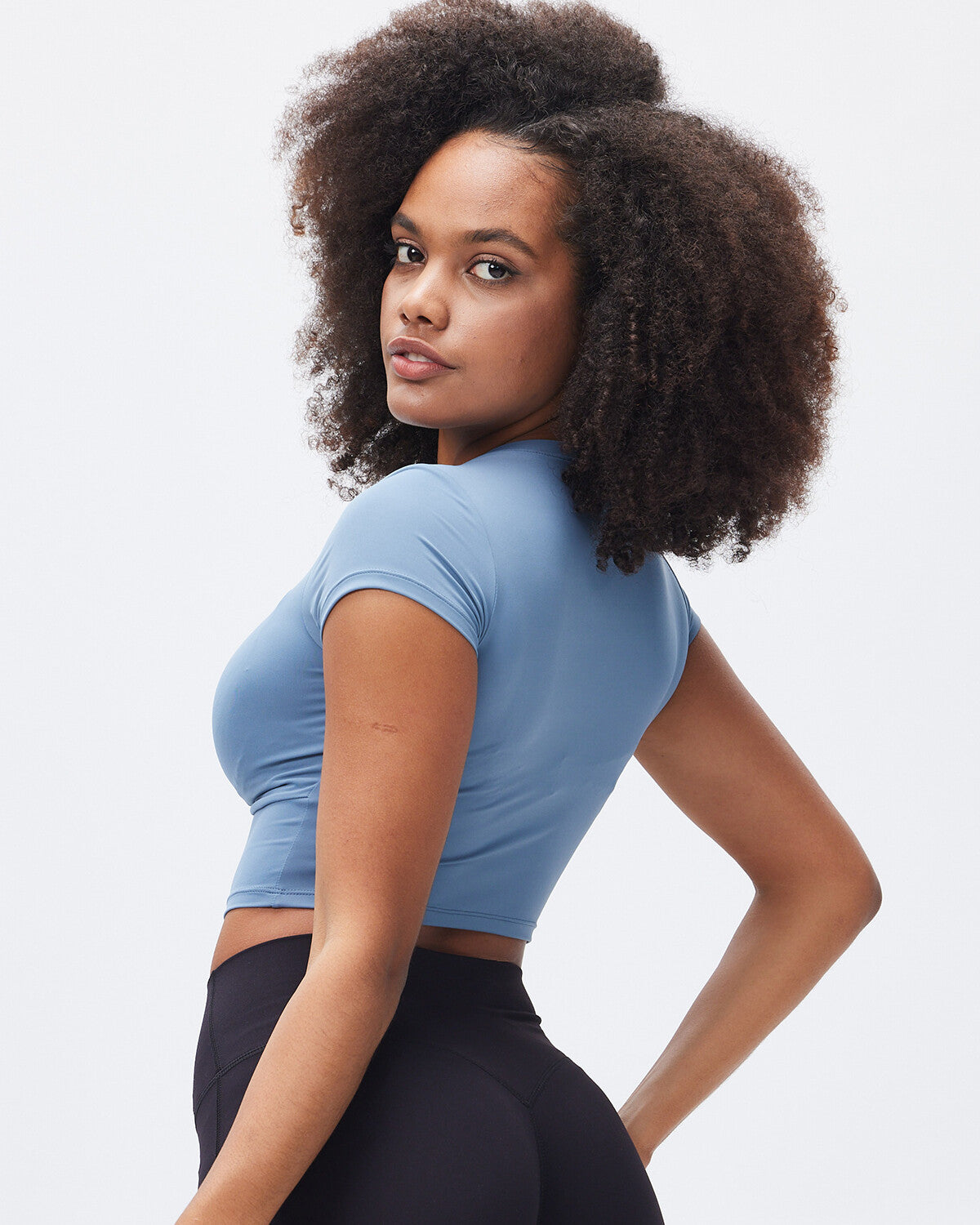 Jenny Crop Top - Blue