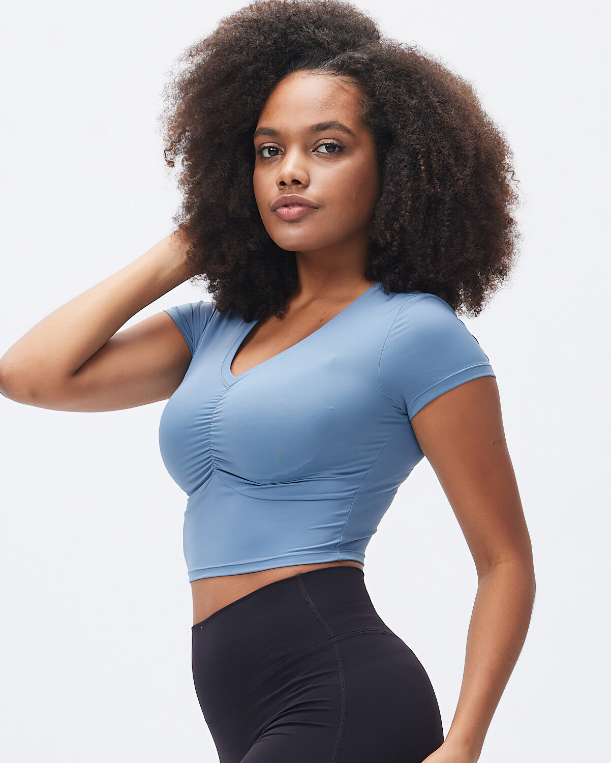 Jenny Crop Top - Blue