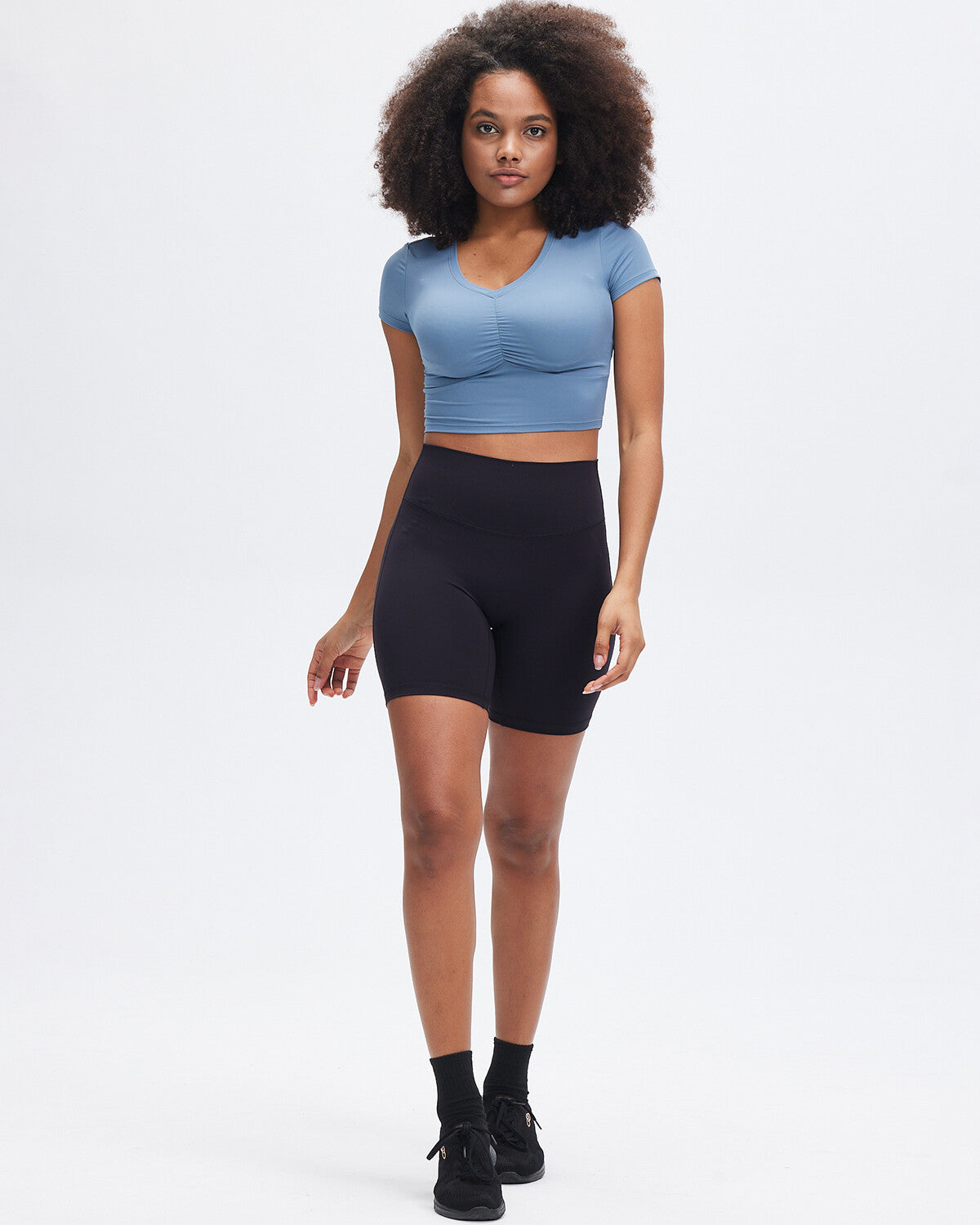 Jenny Crop Top - Blue