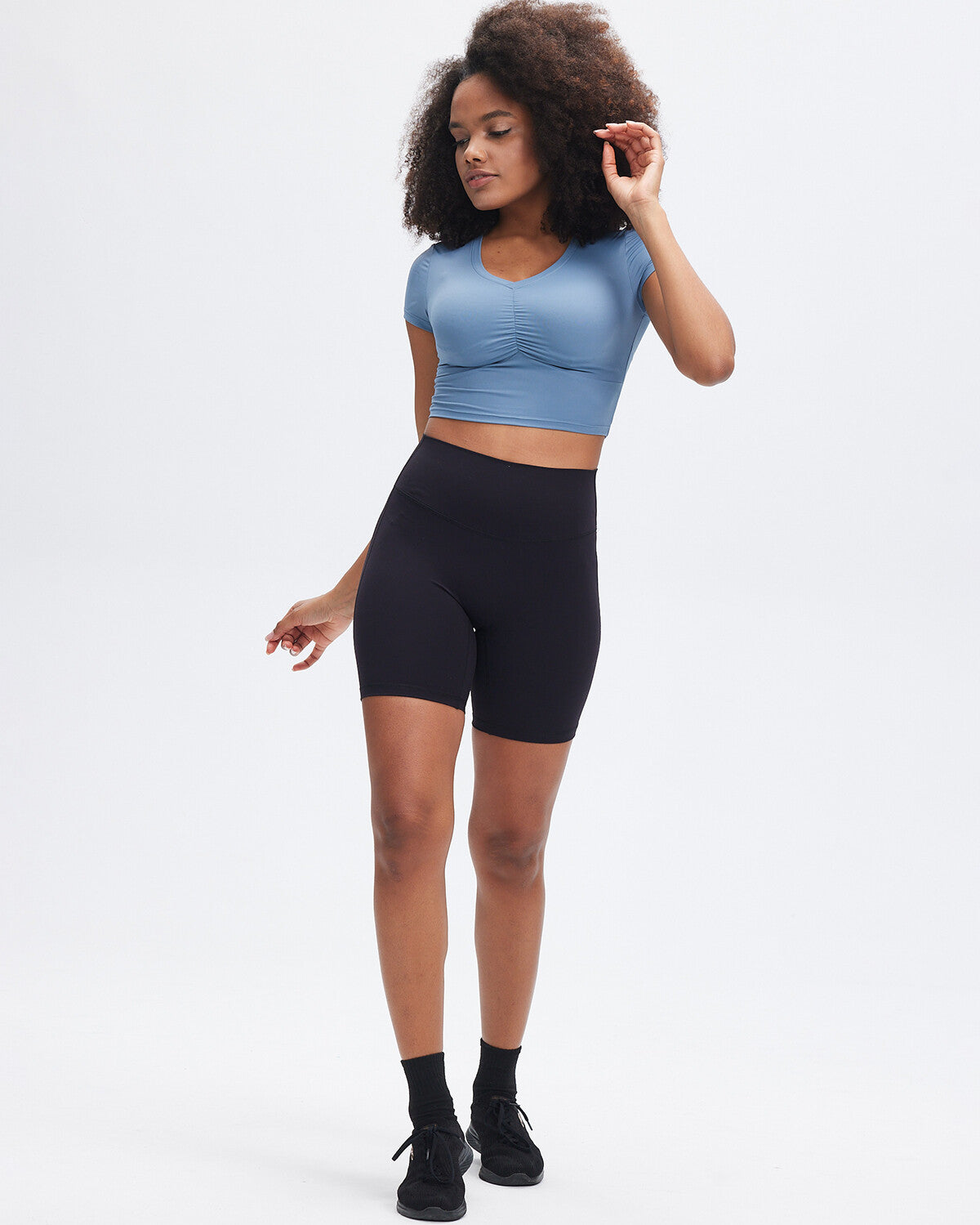 Jenny Crop Top - Blue