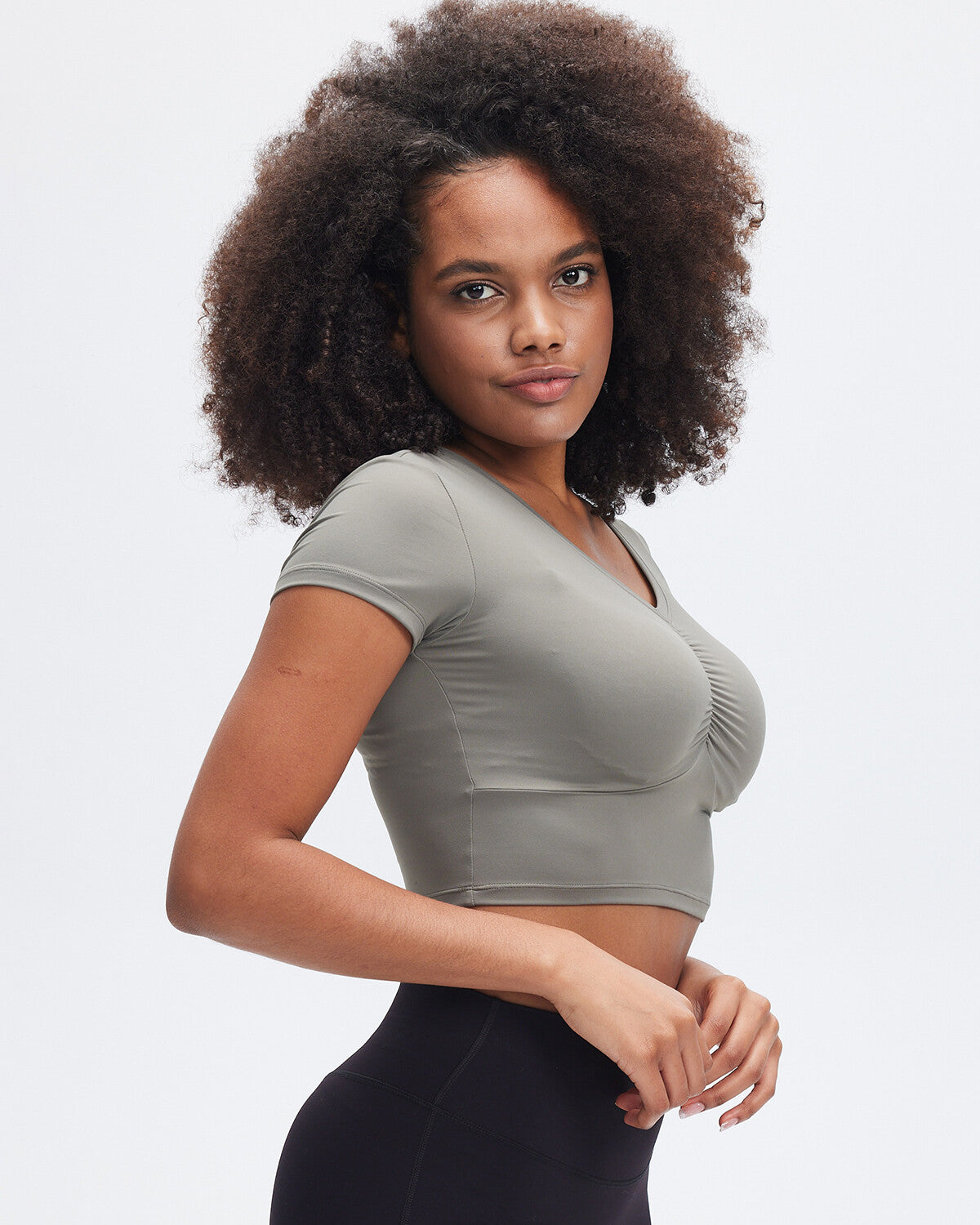 Jenny Crop Top - Grey