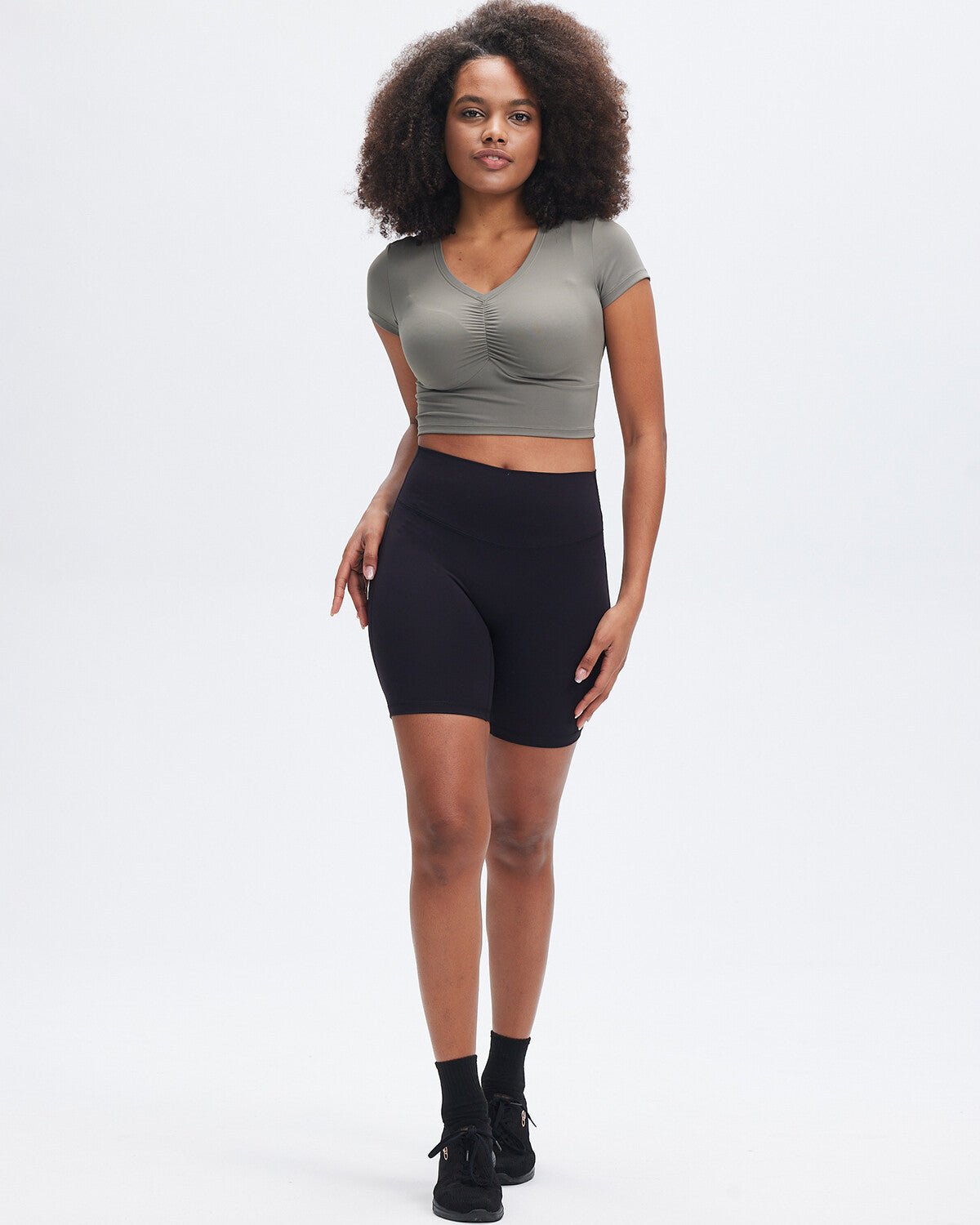 Jenny Crop Top - Grey