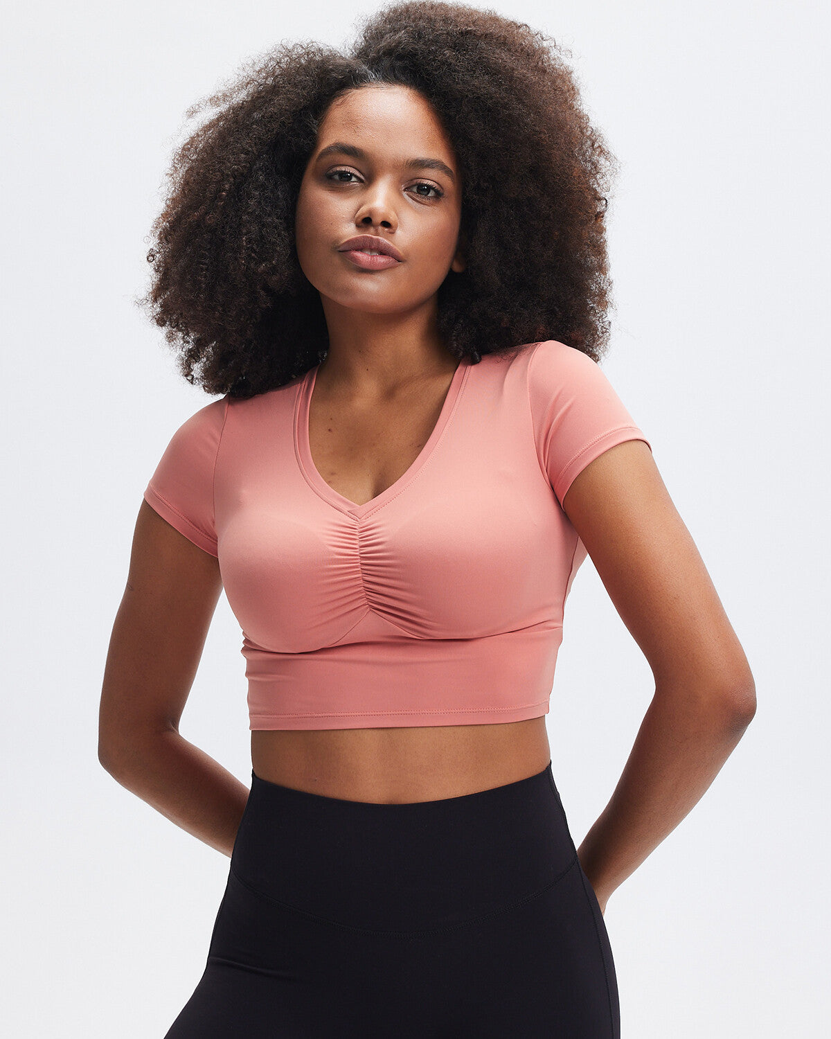 Jenny Crop Top - Peach