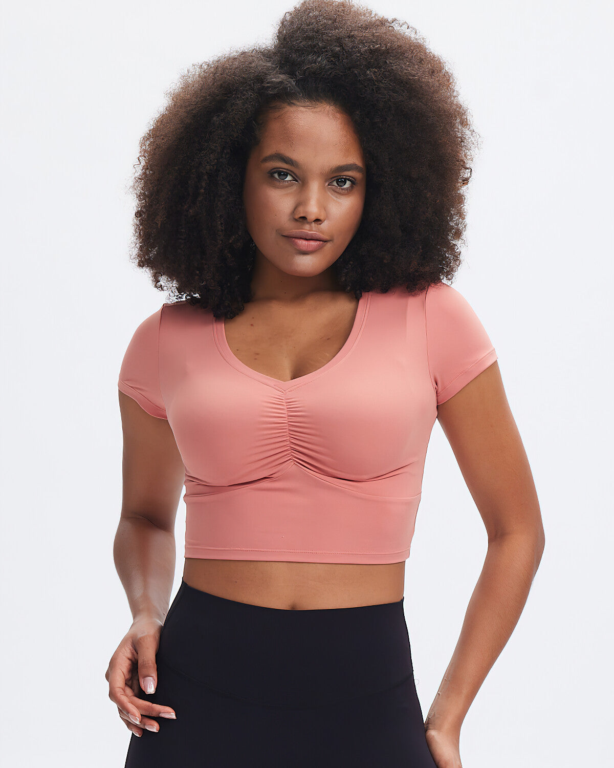 Jenny Crop Top - Peach