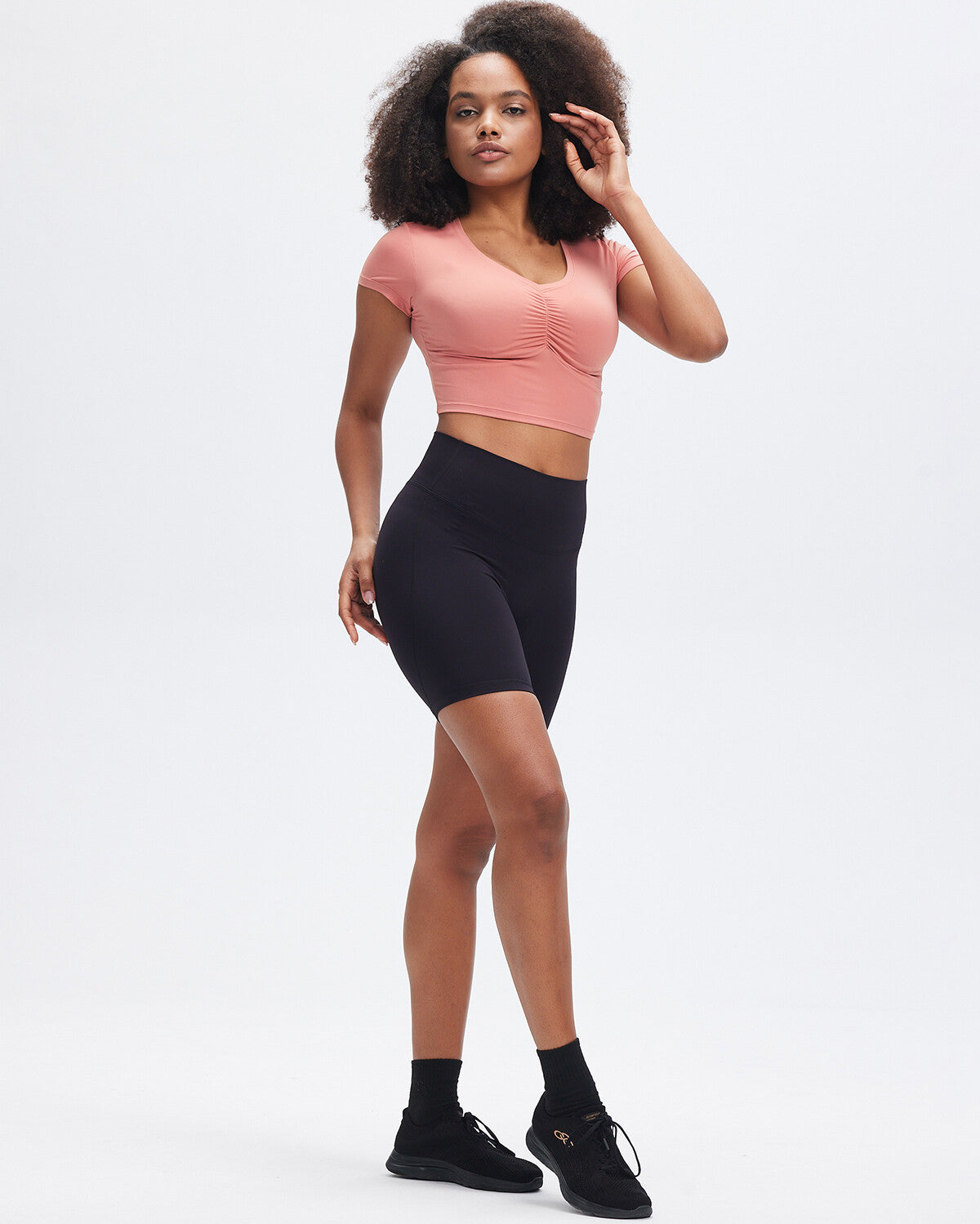 Jenny Crop Top - Peach