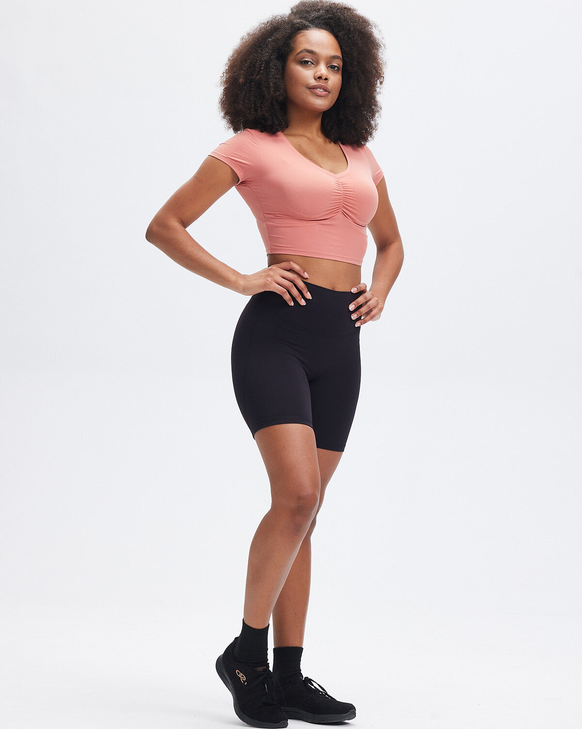 Jenny Crop Top - Peach