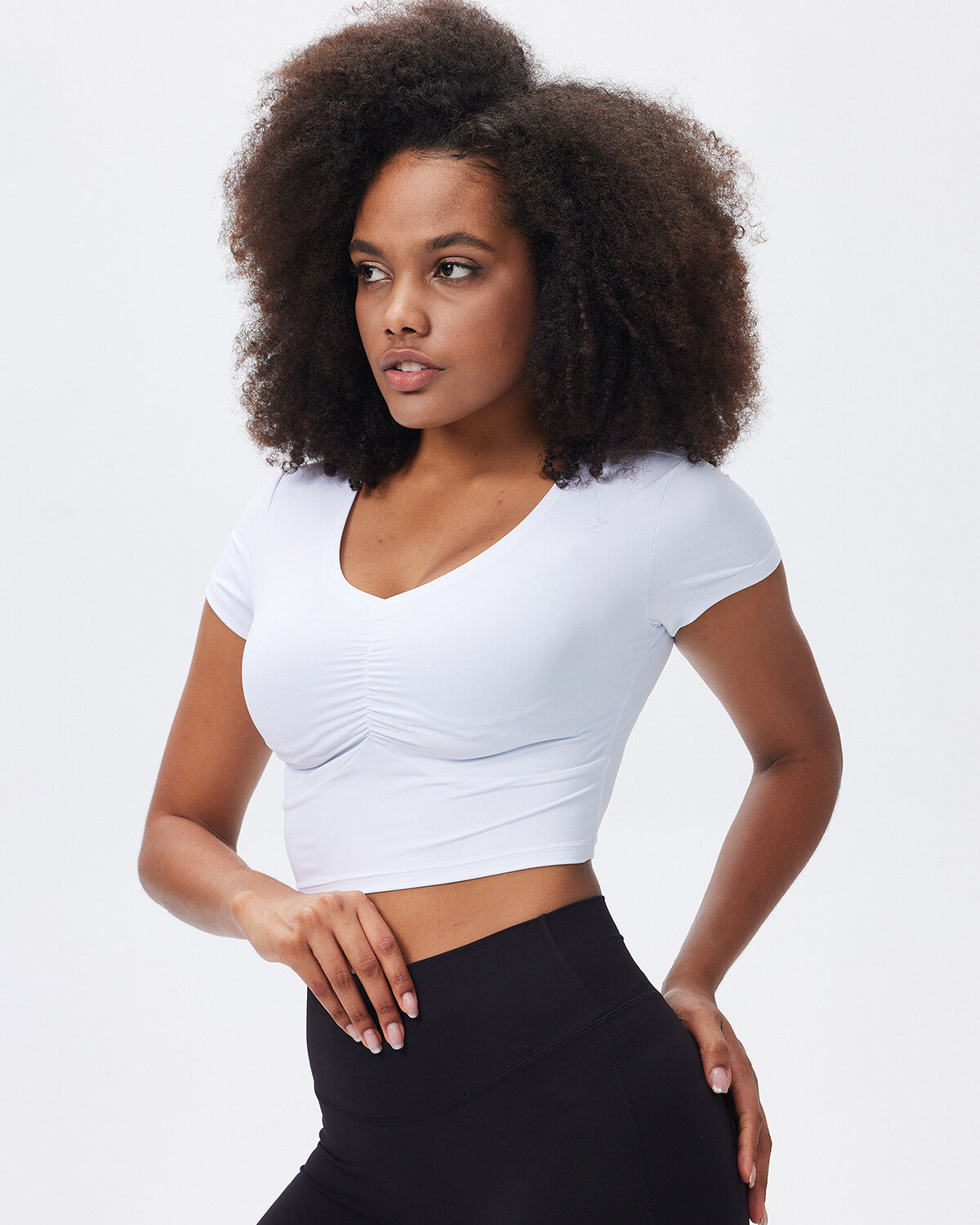 Jenny Crop Top - White