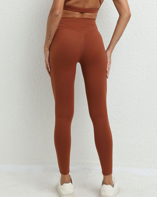 Jasmine Seamless Leggings - Chestnut