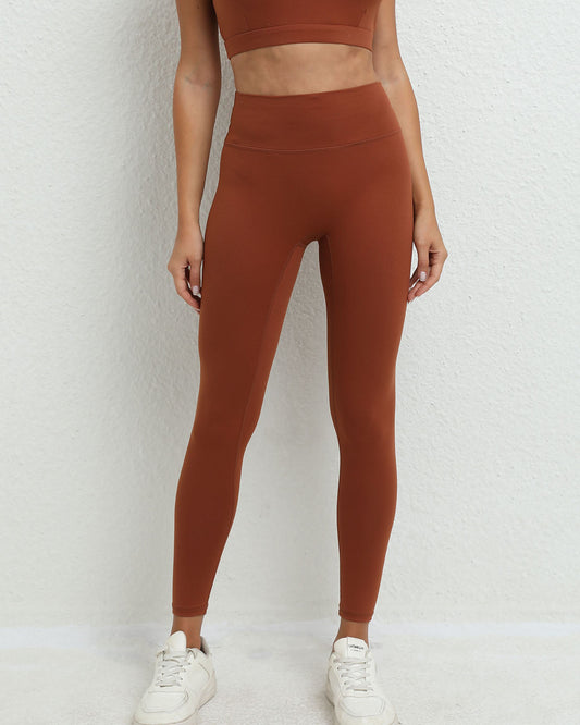 Jasmine Seamless Leggings - Chestnut