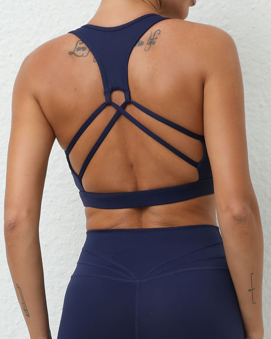 Jasmine Sports Bra - Blue