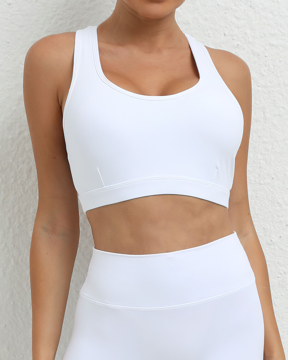 Jasmine Sports Bra - White