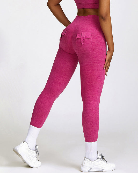 Jemma Seamless Pocket Leggings - Pink