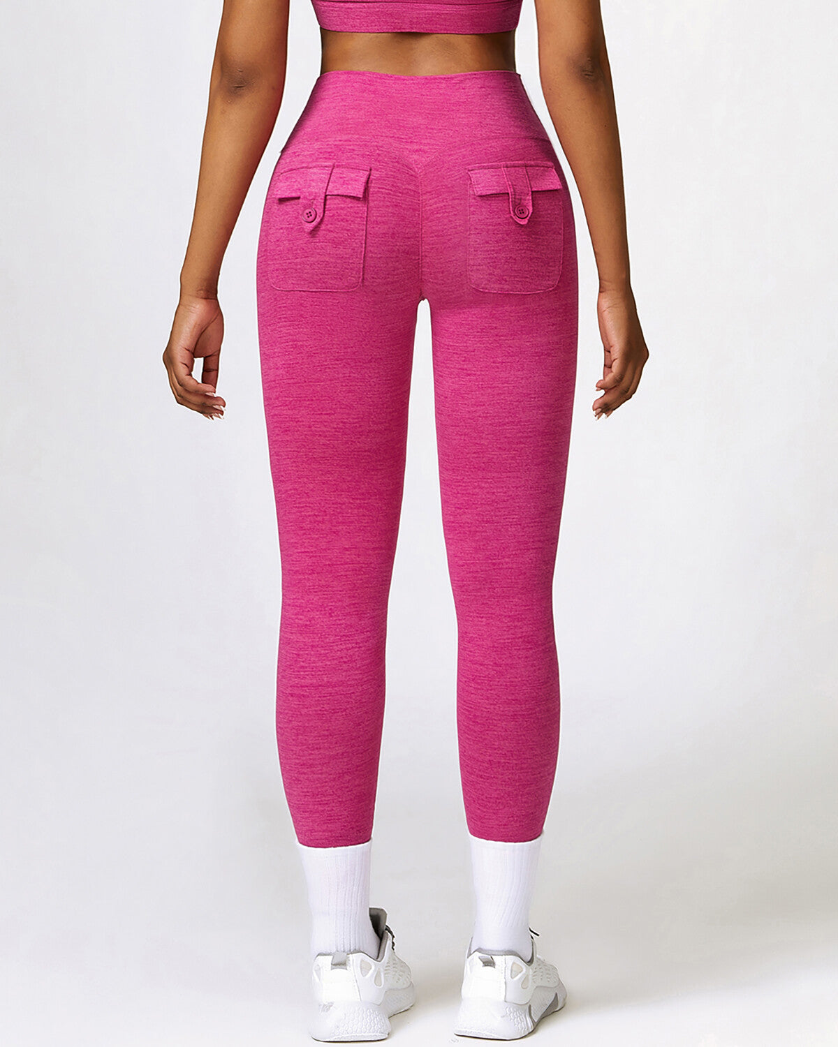 Jemma Seamless Pocket Leggings - Pink