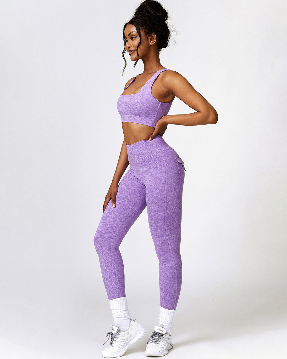 Jemma Sports Bra - Purple