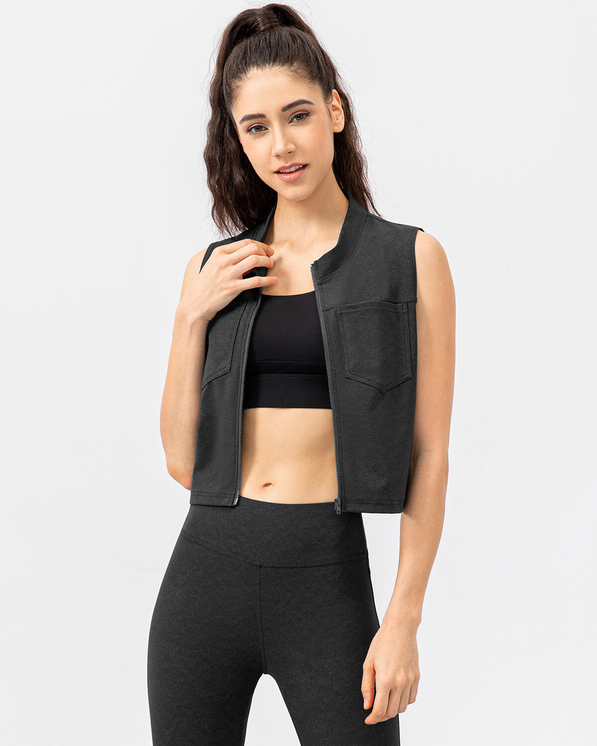 Katty Sports Vest - Black