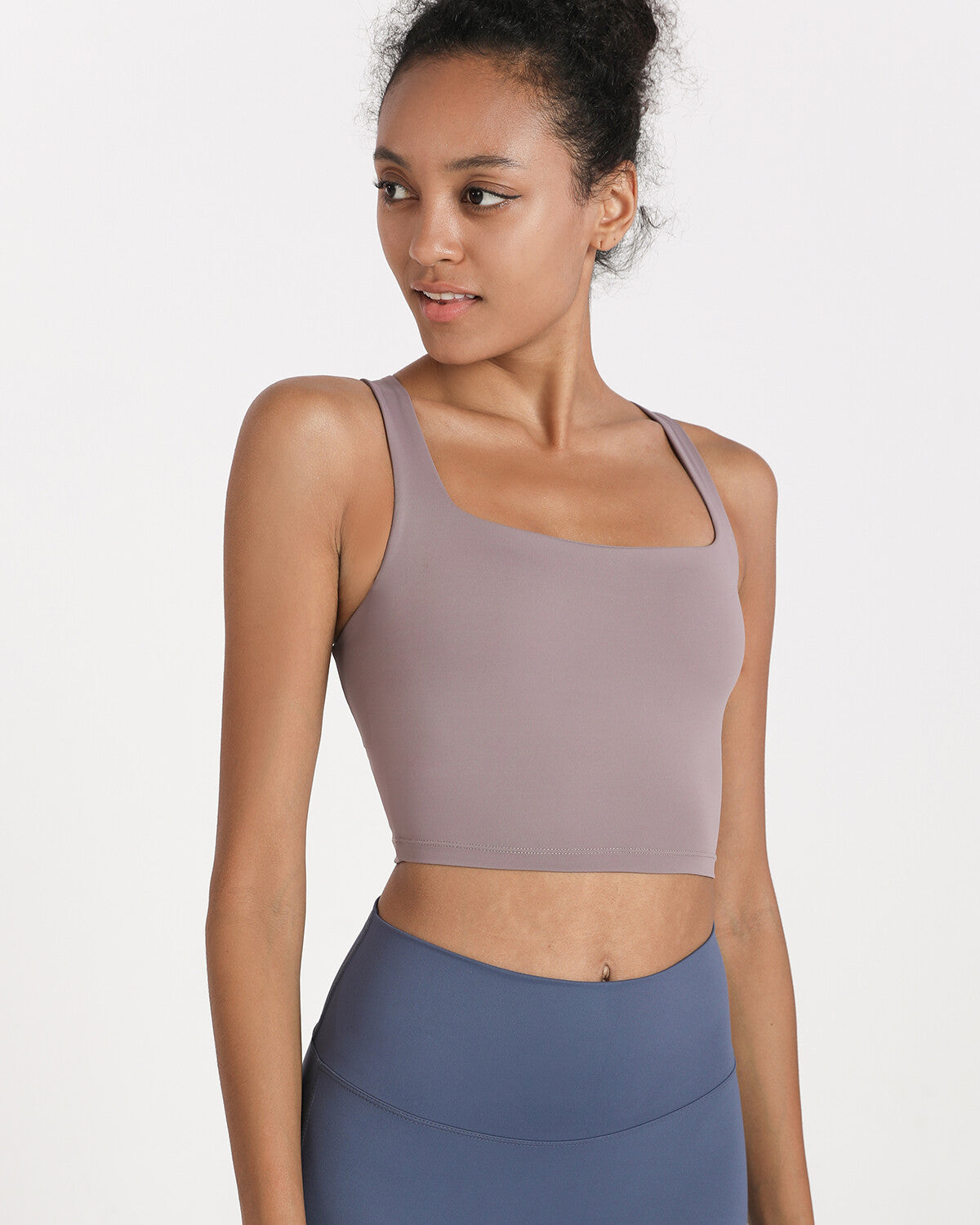 Kathryn Sports Bra - Grey Purple