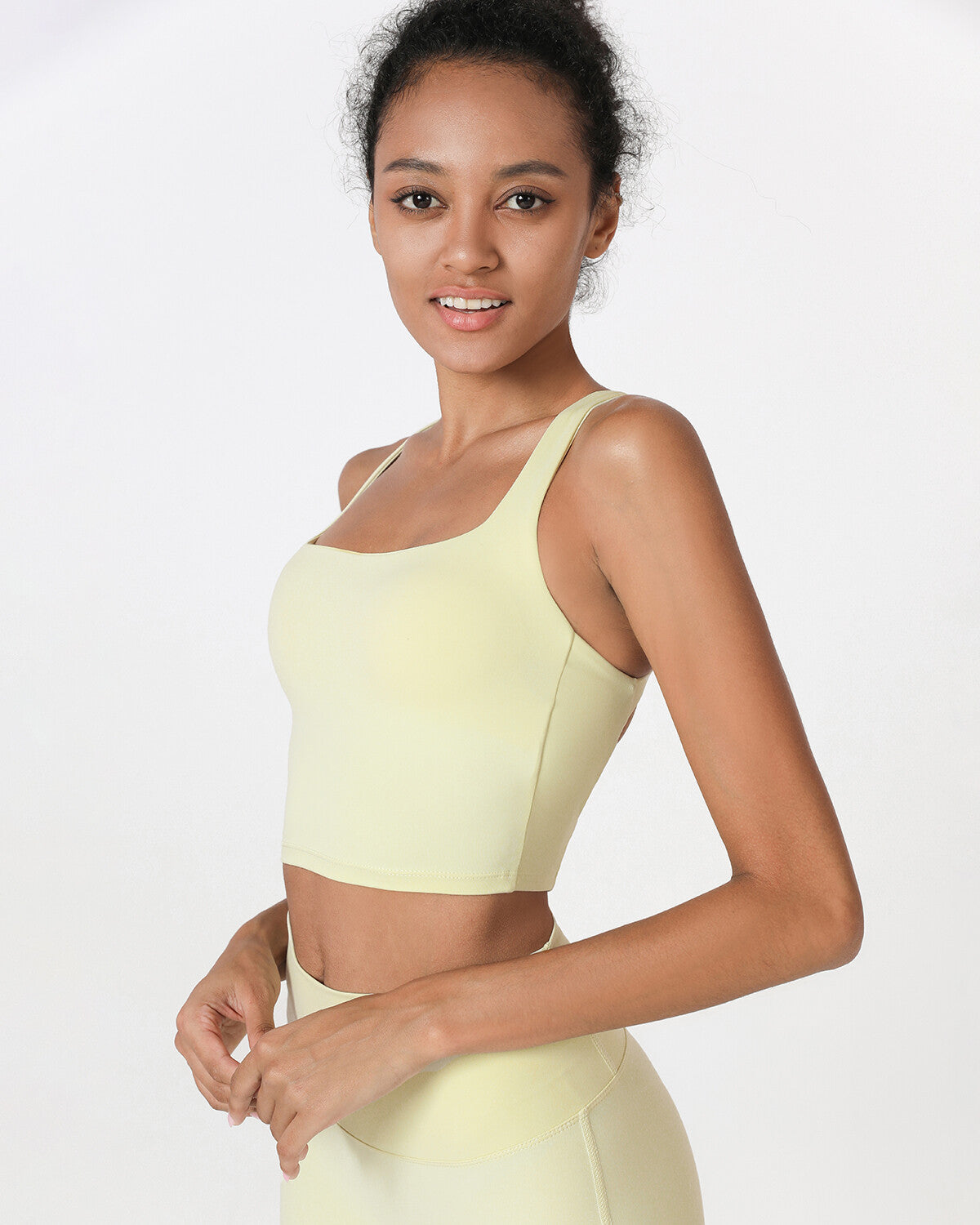 Kathryn Sports Bra - Yellow