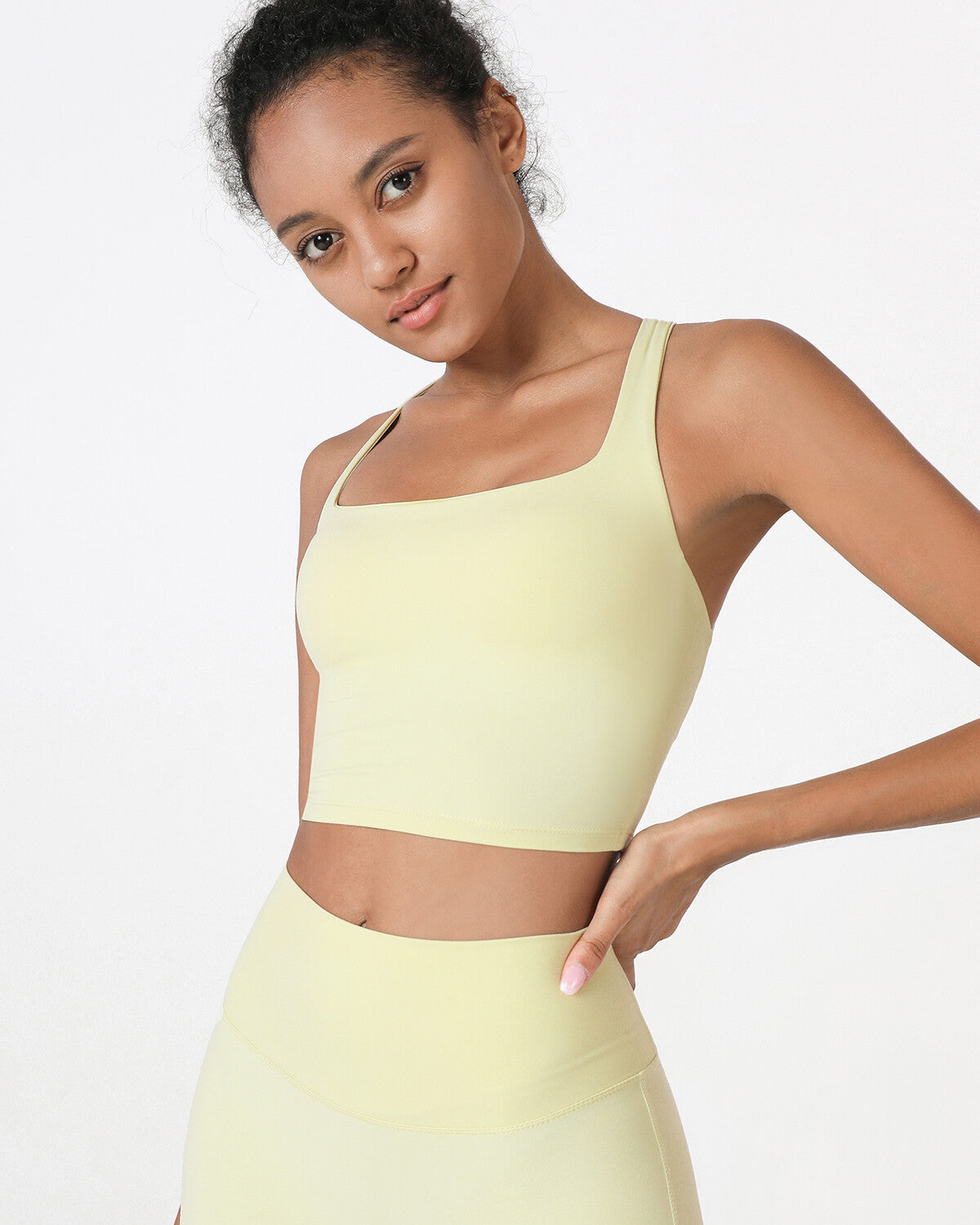 Kathryn Sports Bra - Yellow