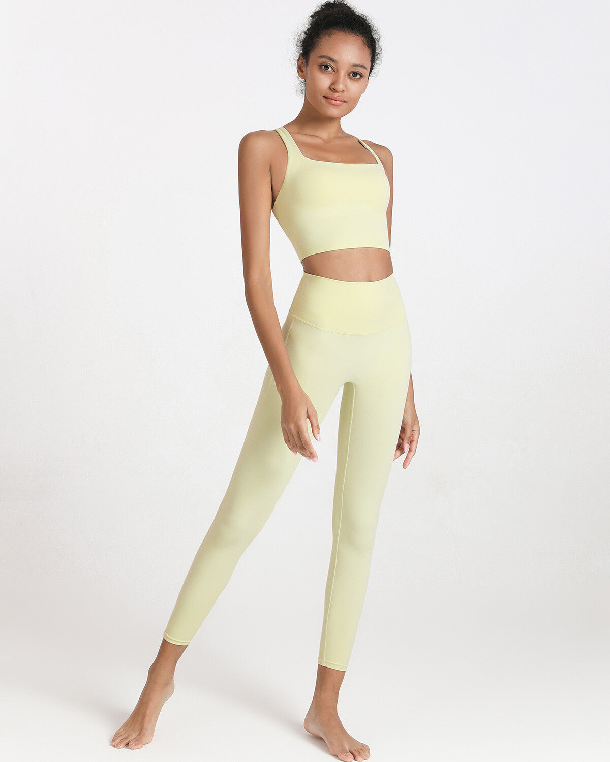 Kathryn Sports Bra - Yellow