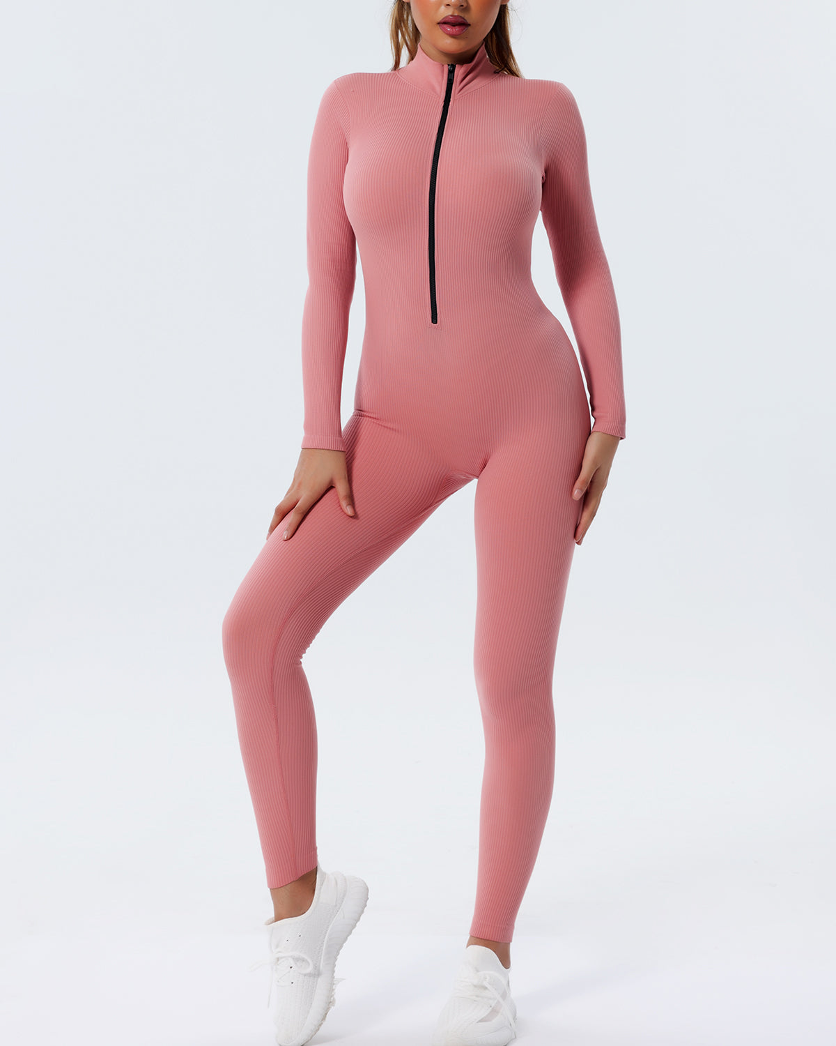 Katy Seamless Jumpsuit - Pink