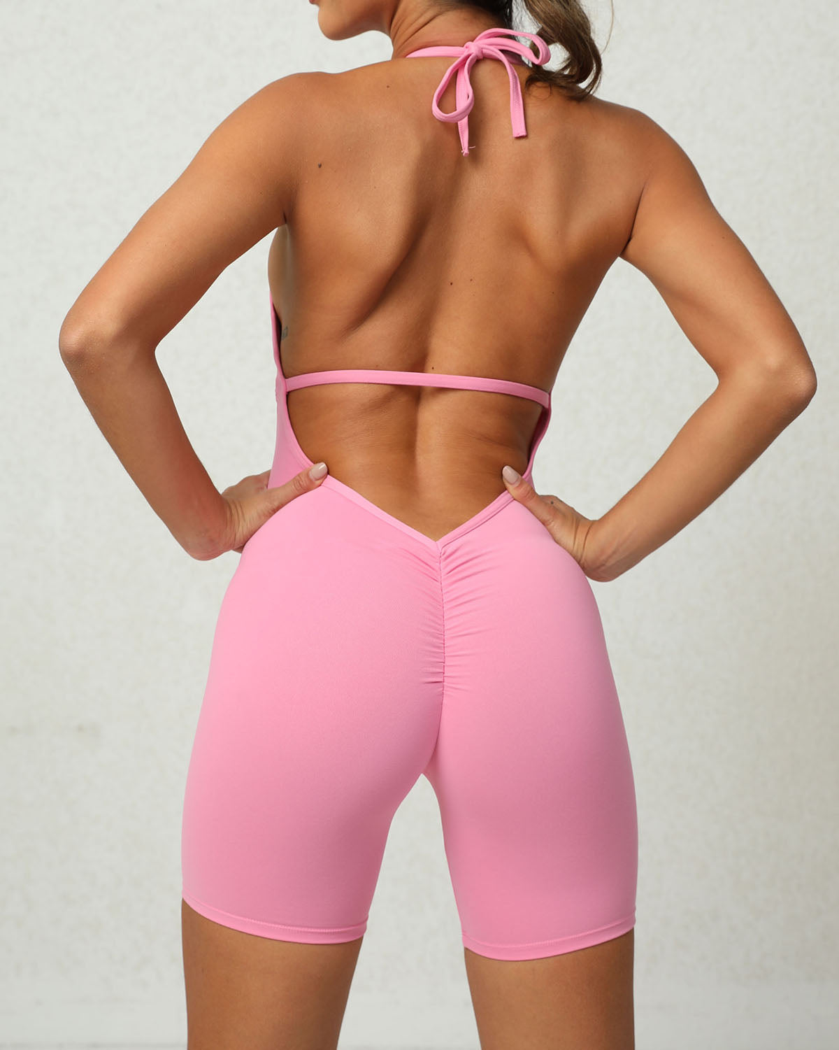 Kylie Seamless Jumpsuit - Pink