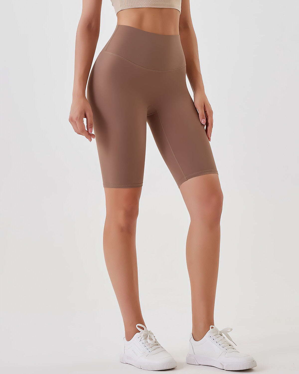 Lara Seamless Biker Shorts - Beaver