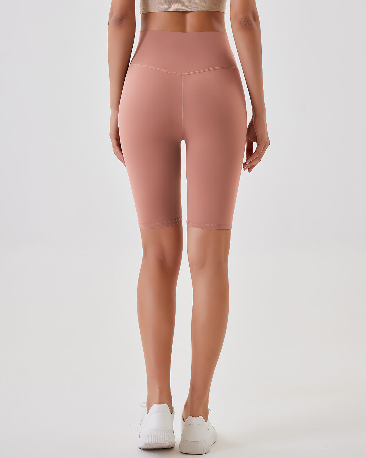 Lara Seamless Biker Shorts - Old Rose